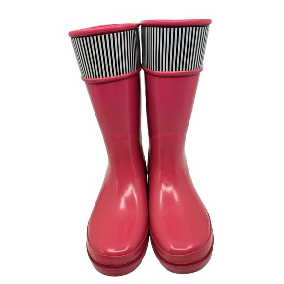 Sperry Topsider Girls Pelican Pink Rain Boots Size 2 Fleece-Lined Waterproof - Picture 1 of 7